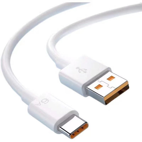 6A Fast Charging USB Cable — Type C & Lightning, Multiple Lengths