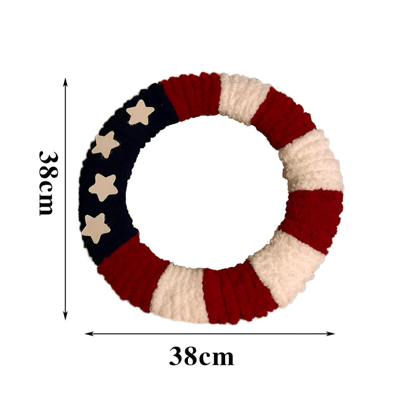 Patriotic Independence Day Wreath