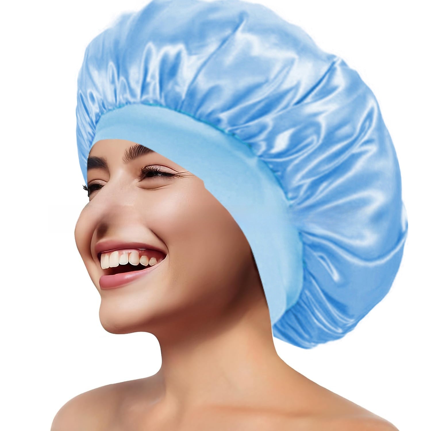 Wide Brim Stretchy Bonnet