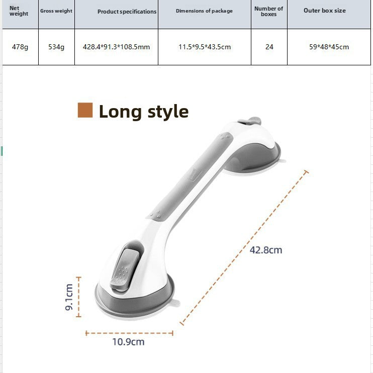 Baby Bathroom Non-Slip Suction Cup Safety Handle