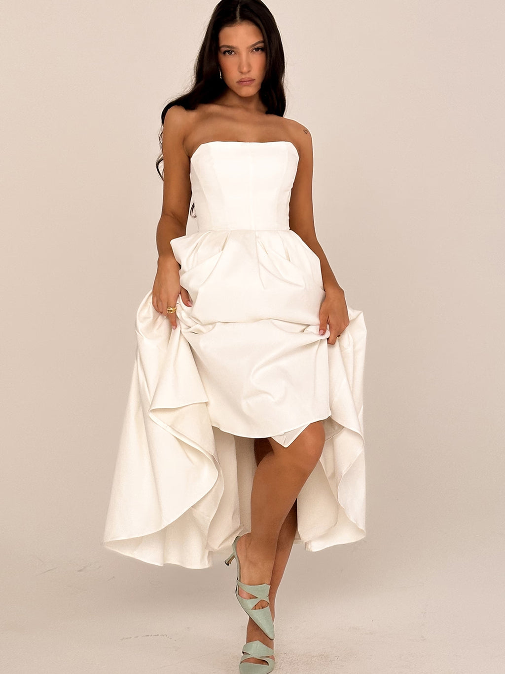 Women's Backless Midi Dress
