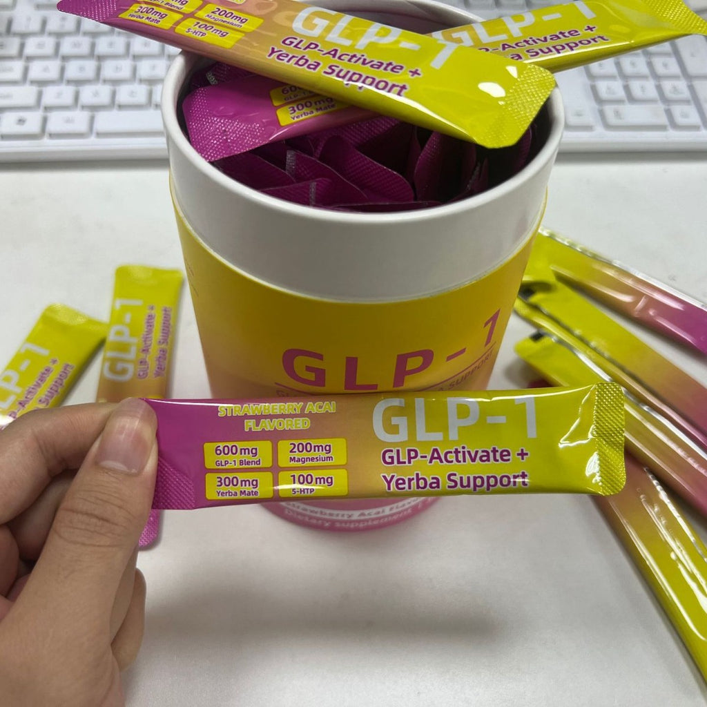 Yerba Mate Strawberry Stick Drink Mix | GLP-1 Support & Natural Energy