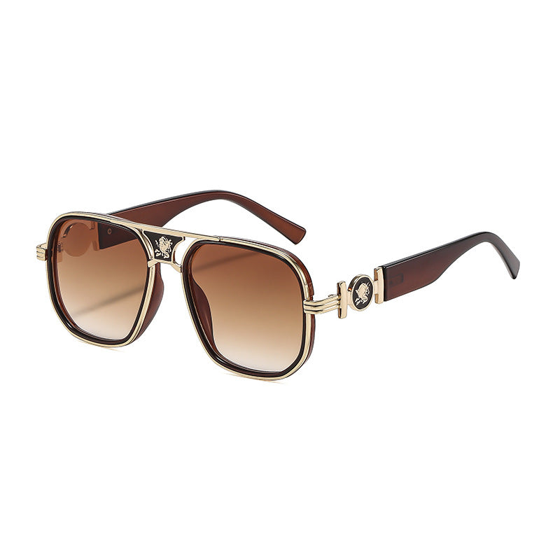 Classic Metal Frame Polarized Sunglasses UV400 Protection