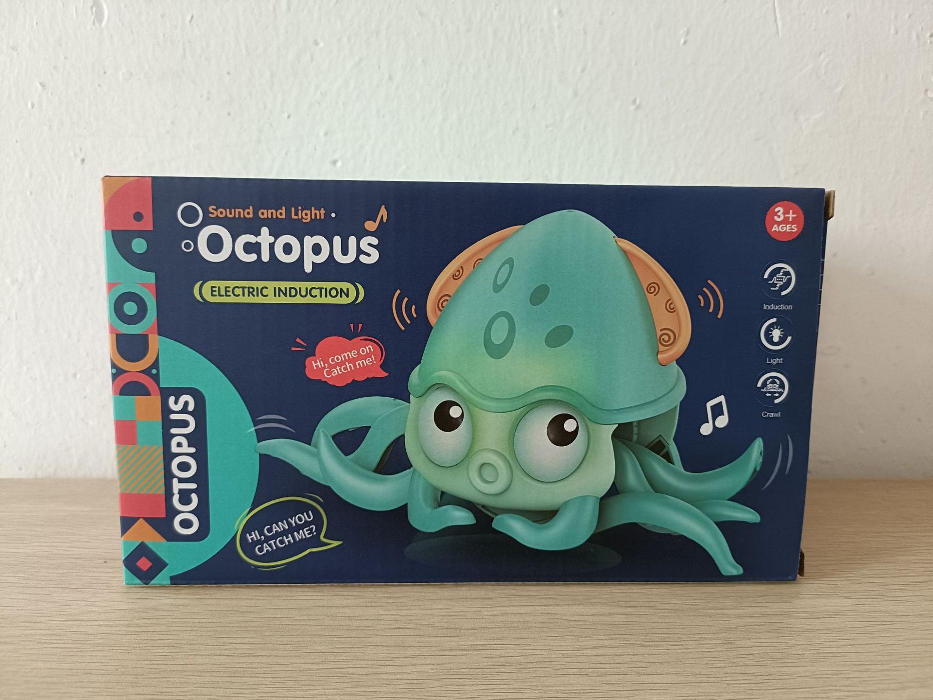 Rechargeable Interactive Electric Crab Toy with Music and Lights