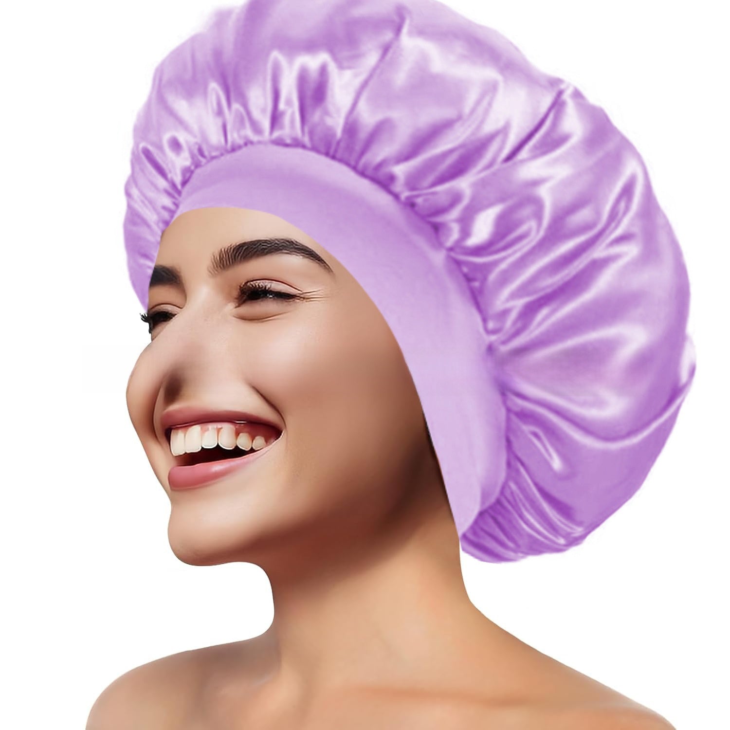 Wide Brim Stretchy Bonnet