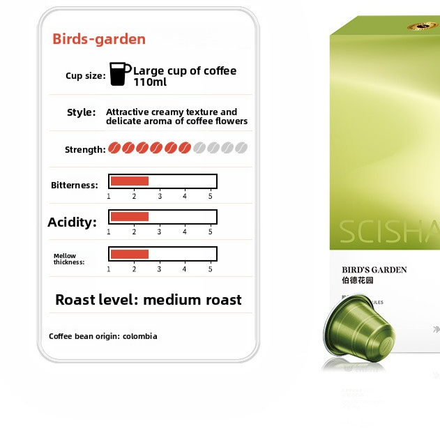 Swiss Imported Coffee Capsules for Nespresso Machines