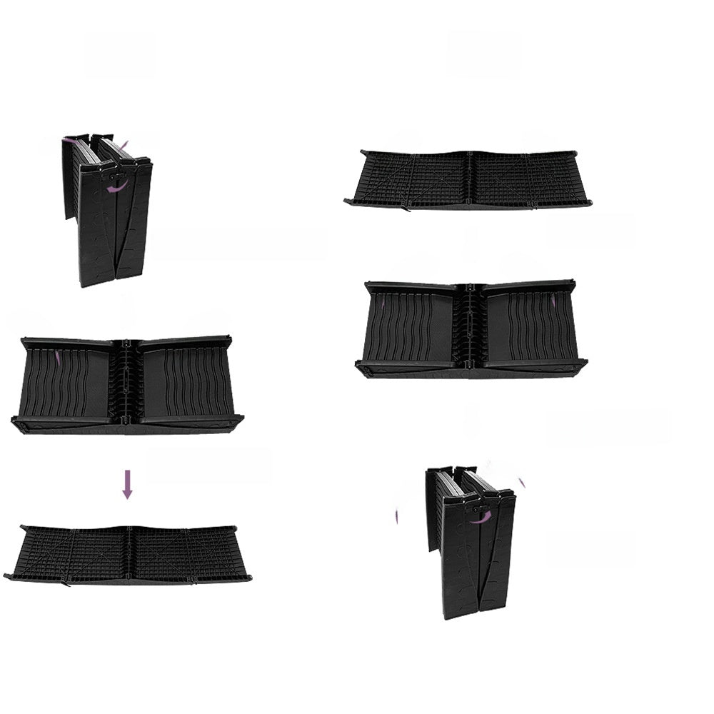 Foldable Car-Mounted Pet Ramp for Elderly Dogs, Portable Stair Ramp for Getting into the Car, Non-Slip Car Ladder