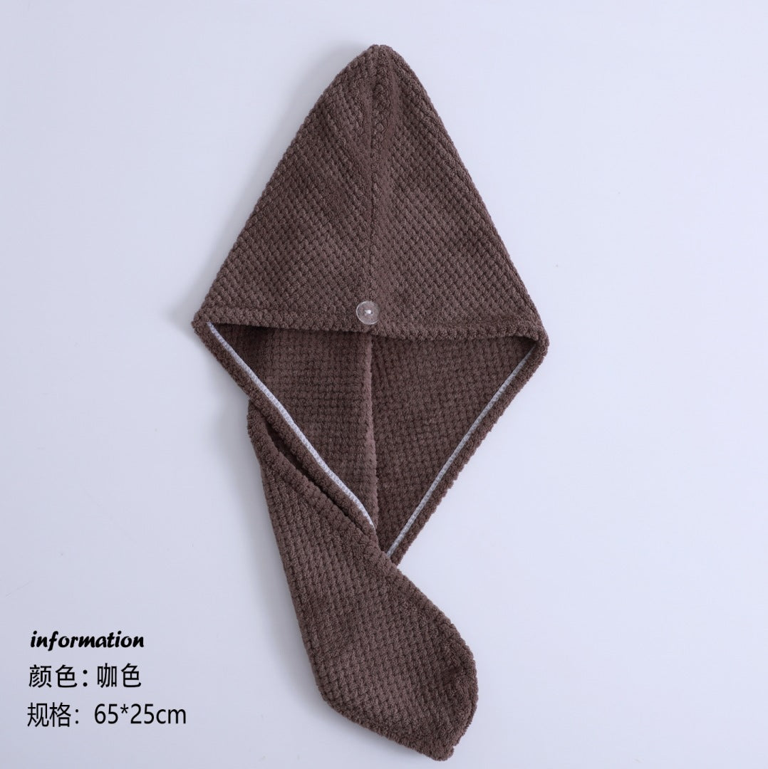 Microfiber Hair Towel for Drying and Frizz Control