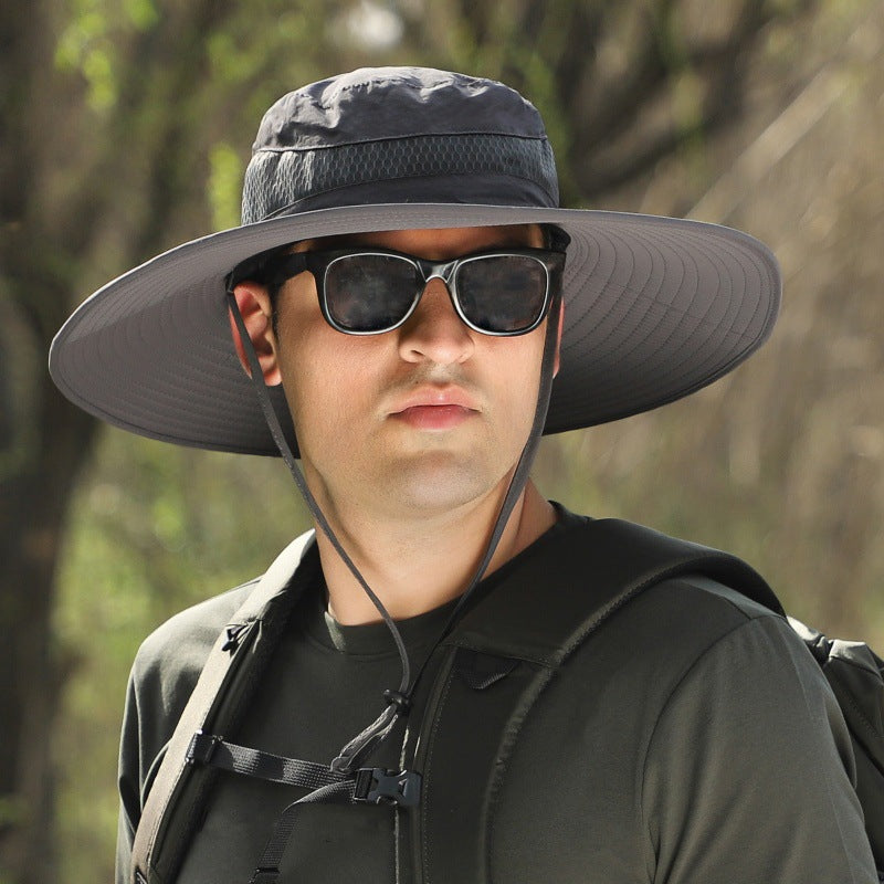 Solar-Powered Cooling Bucket Hat with Built-In Fan | UV Protection