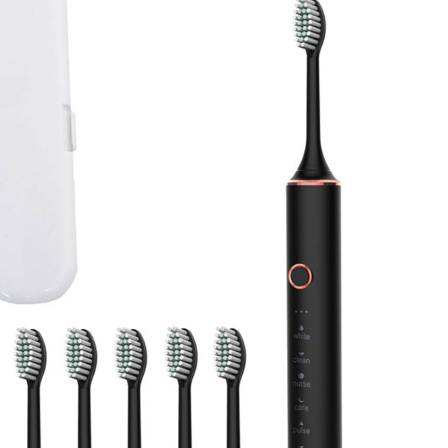 USB Rechargeable Sonic Electric Toothbrush with Multiple Cleaning Modes