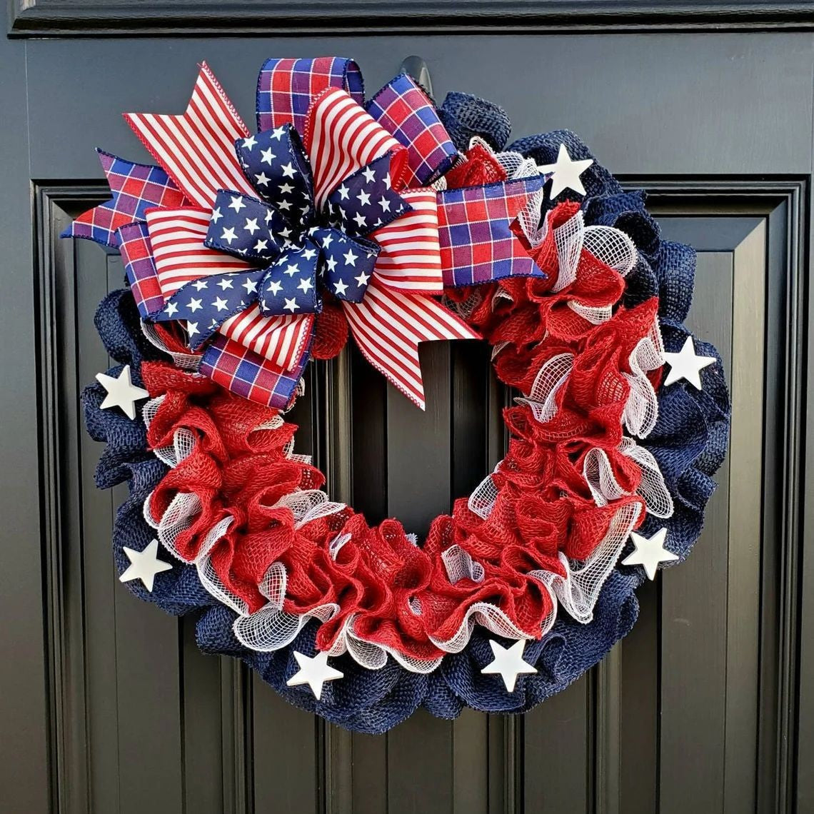 Patriotic Independence Day Wreath