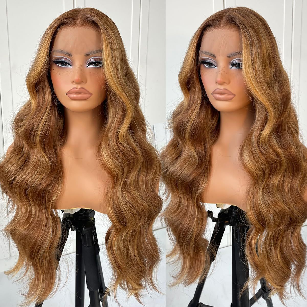 Women's Lace Front Synthetic Wig Long Curly Hair