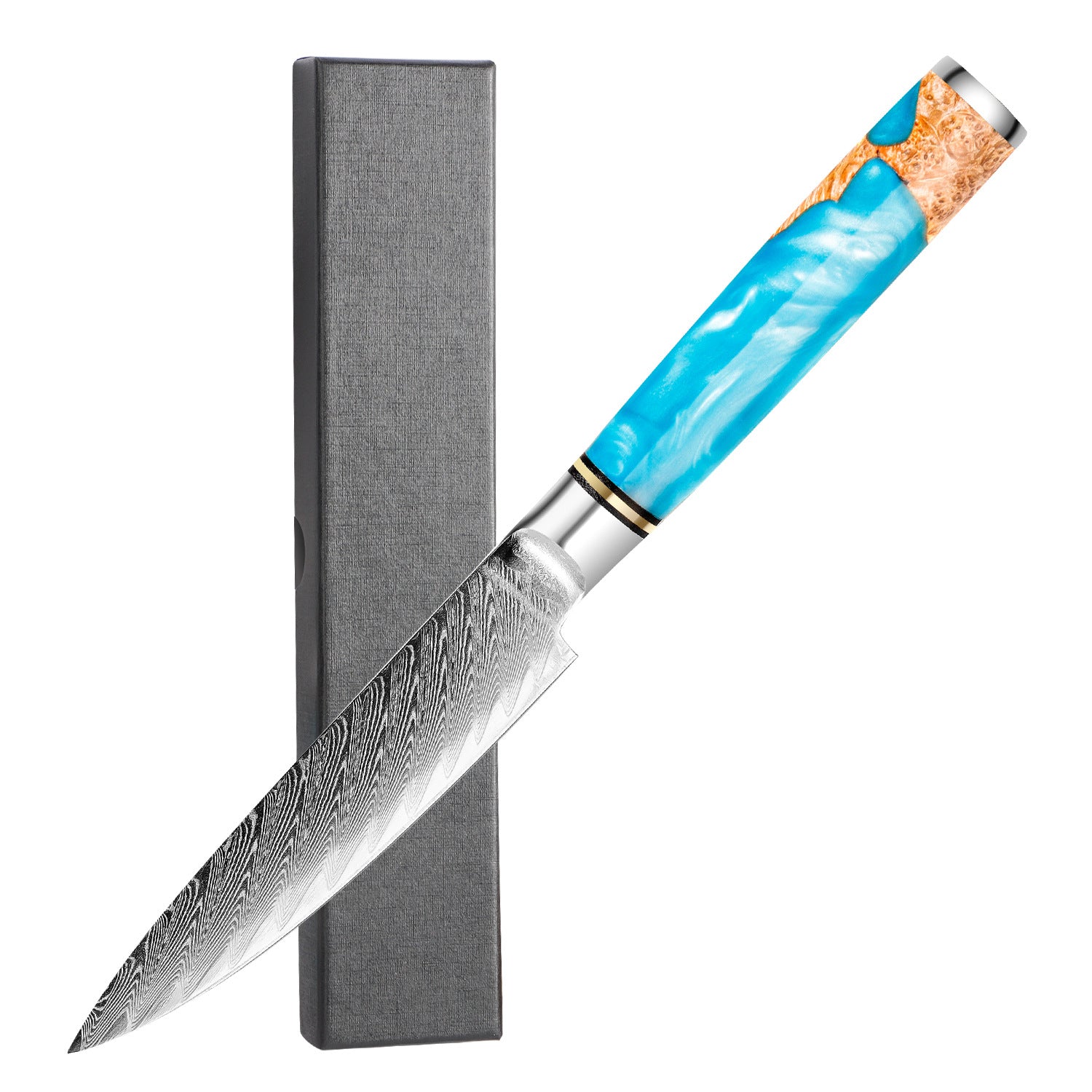 Damascus Steel Kitchen Knife Set