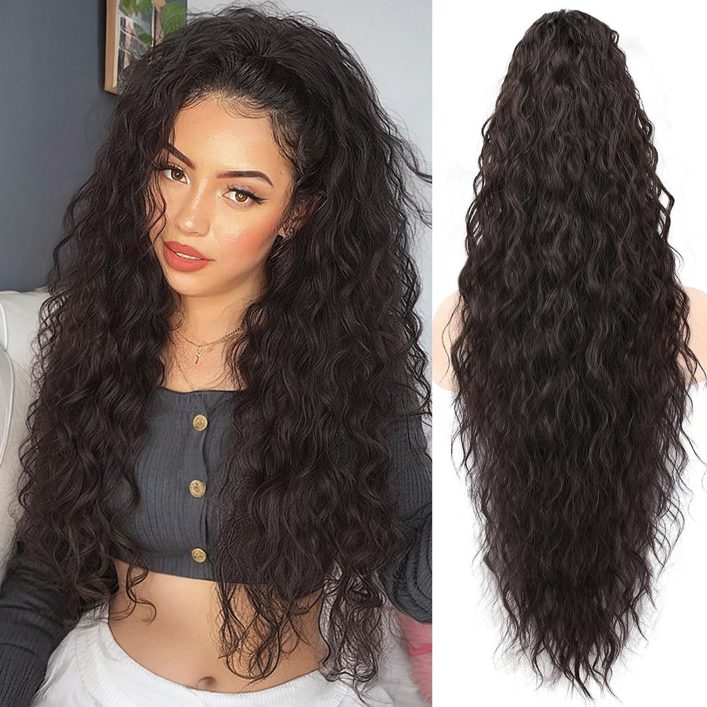 Synthetic Hair Ponytail with Clip