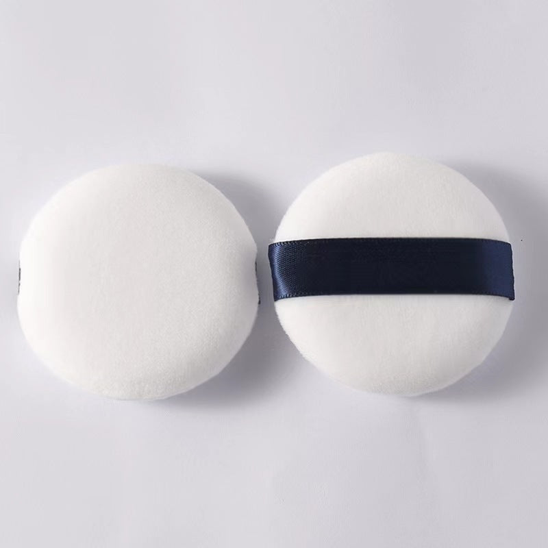 Ultra-Soft Cotton Powder Puff for Setting & Blush