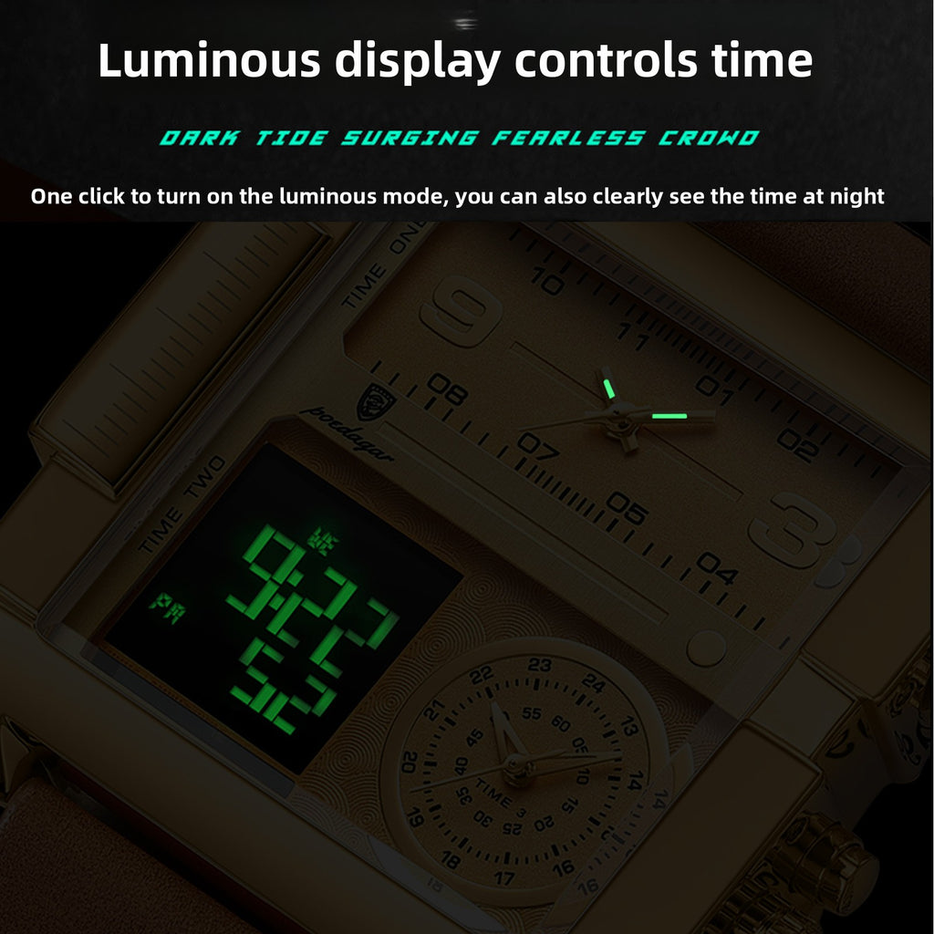 Men's Digital Analog Quartz Watch