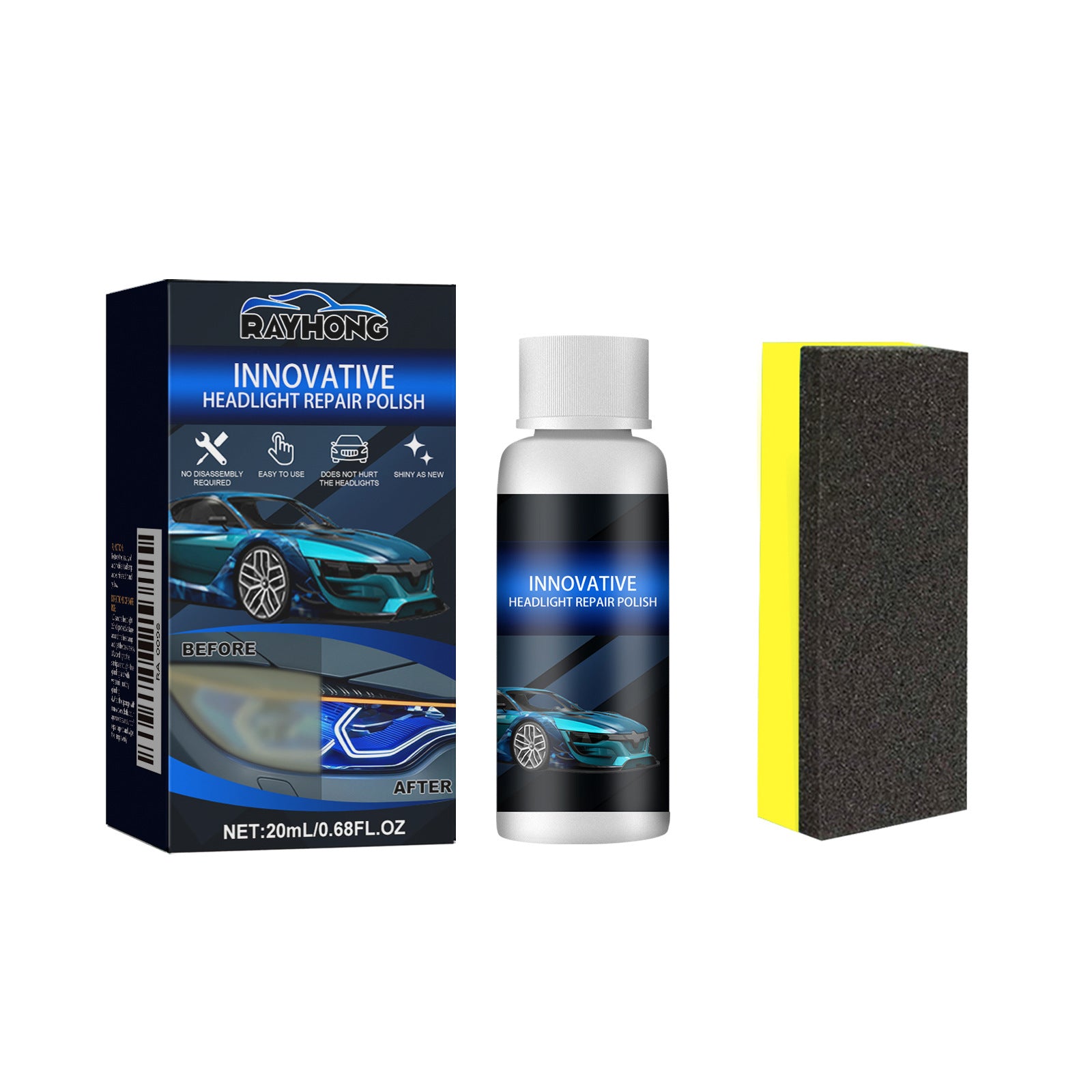 Car Headlight Restoration Maintenance Liquid