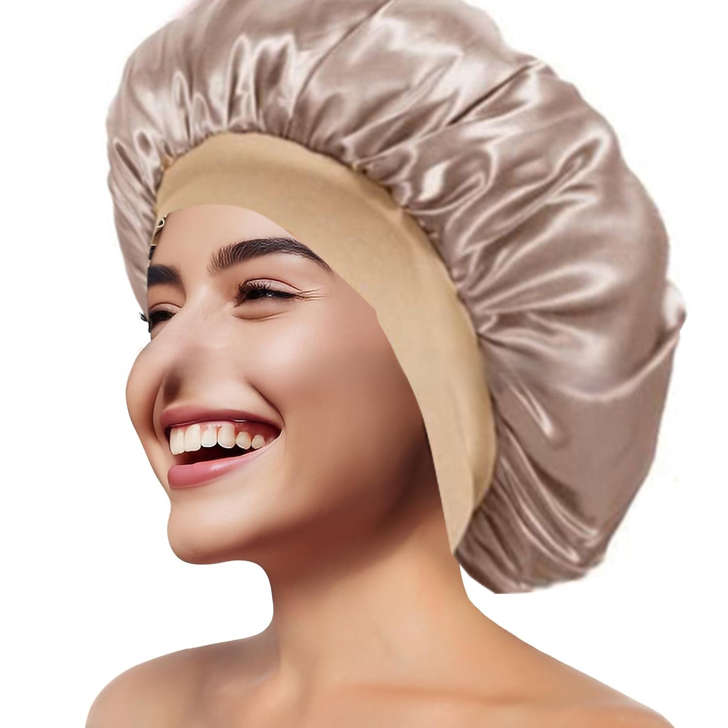 Wide Brim Stretchy Bonnet