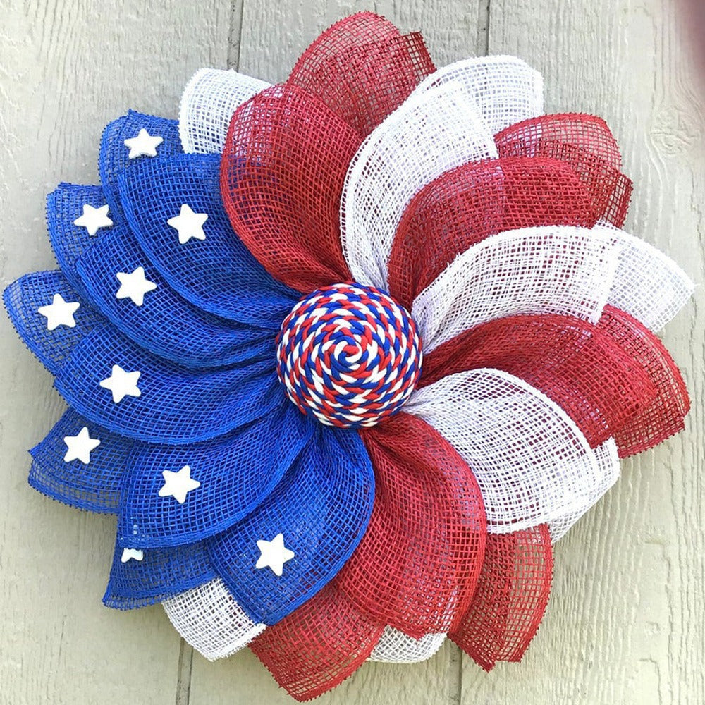 Patriotic Independence Day Wreath