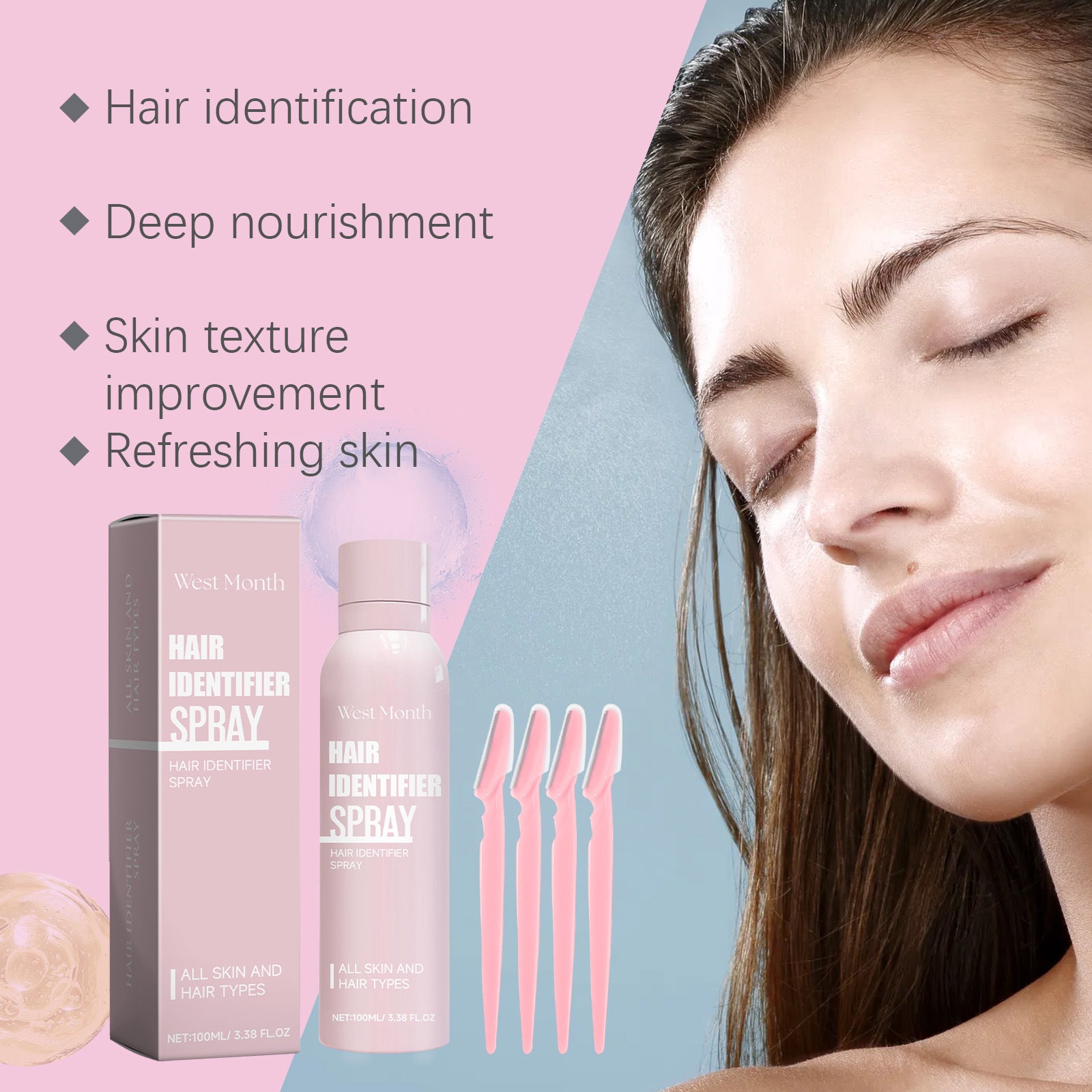 West Month  Facial Hair Removal Spray