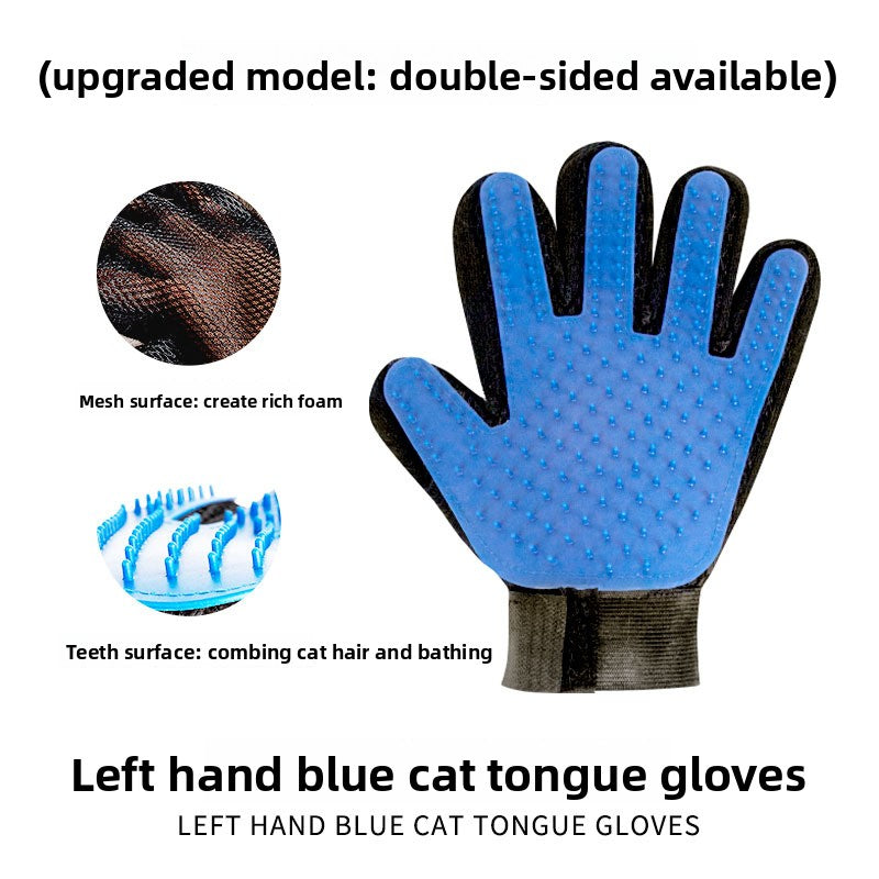 Pet Hair Removal Grooming Gloves