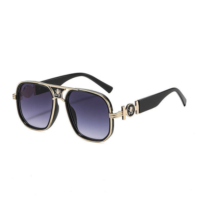 Classic Metal Frame Polarized Sunglasses UV400 Protection