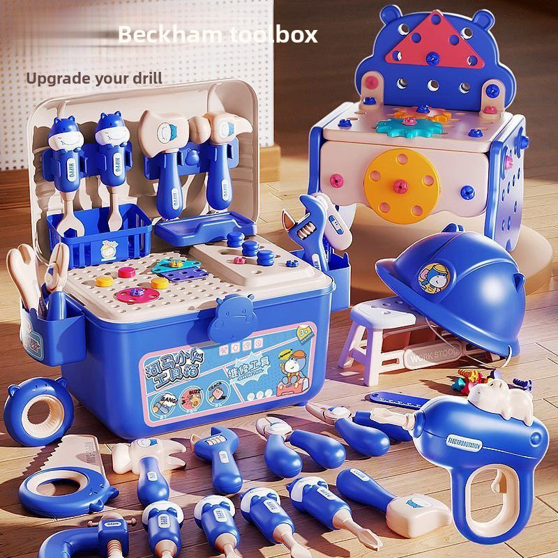 Childrens Educational Tool Set with Drill and Accessories