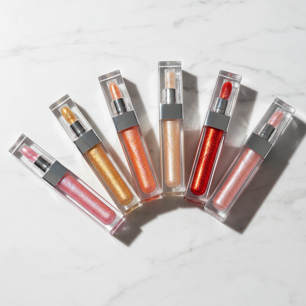 Shimmer Glow Lip Gloss - 6 Shades